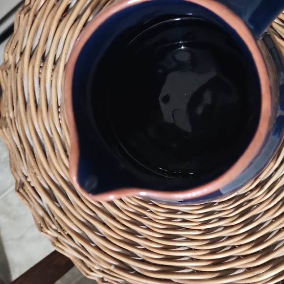 Gluckstein Blue Ceramic Pitcher - Picture 2 of 3
